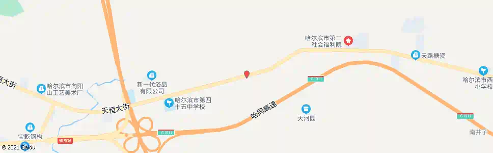 哈尔滨二砖厂_公交站地图_哈尔滨公交_妙搜公交查询2025