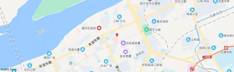 哈尔滨靖宇大街(北十六道街)_公交站地图_哈尔滨公交_妙搜公交查询2025