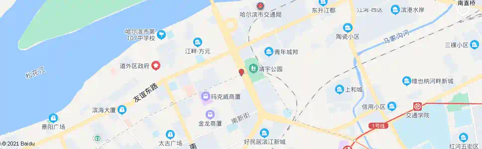哈尔滨道外二十道街_公交站地图_哈尔滨公交_妙搜公交查询2025