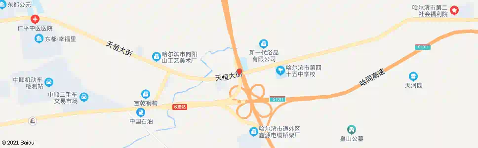 哈尔滨横西屯_公交站地图_哈尔滨公交_妙搜公交查询2025