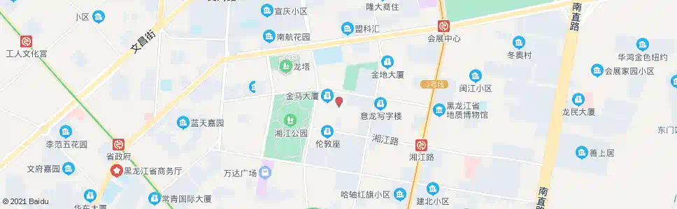 哈尔滨汉水路_公交站地图_哈尔滨公交_妙搜公交查询2025