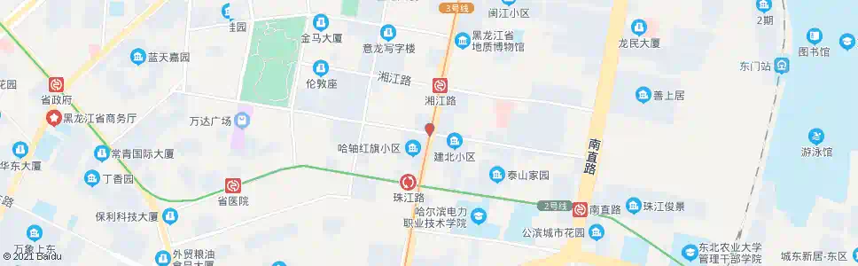 哈尔滨赣水路(红旗大街)_公交站地图_哈尔滨公交_妙搜公交查询2025