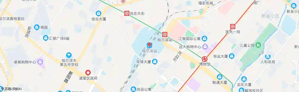 哈尔滨华滨站台_公交站地图_哈尔滨公交_妙搜公交查询2025