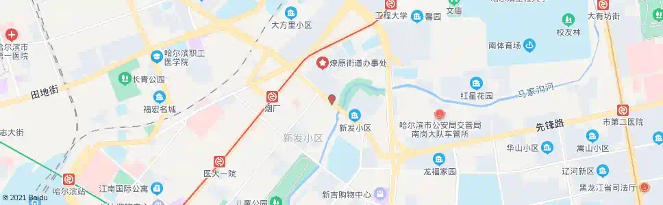 哈尔滨新发小区_公交站地图_哈尔滨公交_妙搜公交查询2025