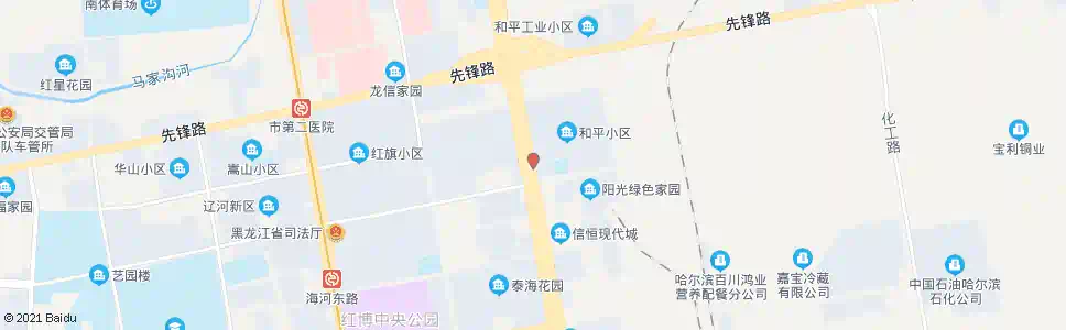 哈尔滨和平小区_公交站地图_哈尔滨公交_妙搜公交查询2025