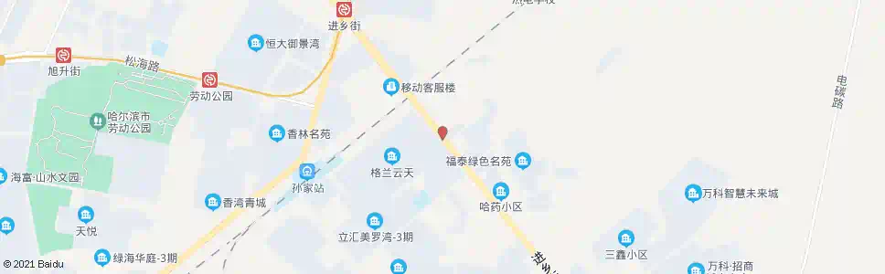 哈尔滨格兰云天小区(工程机械厂)_公交站地图_哈尔滨公交_妙搜公交查询2025