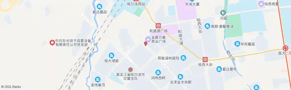 哈尔滨哈尔滨大街(中兴左街街口)_公交站地图_哈尔滨公交_妙搜公交查询2025