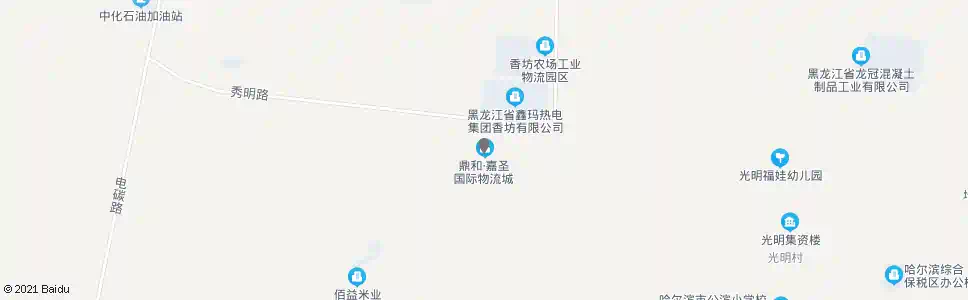 哈尔滨圣嘉国际物流城_公交站地图_哈尔滨公交_妙搜公交查询2025