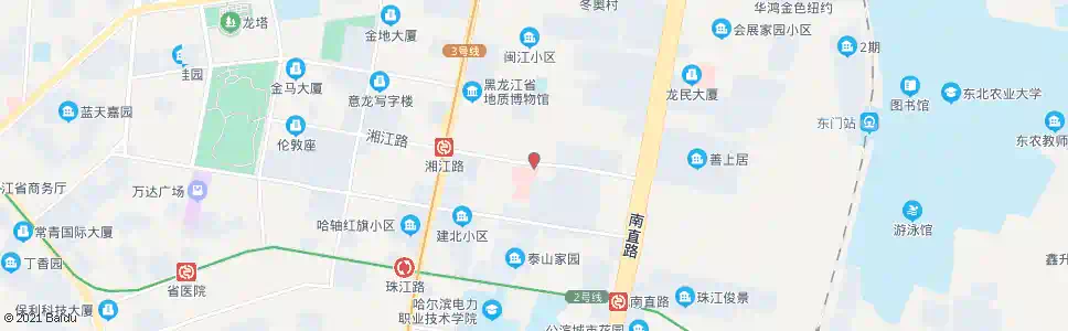哈尔滨省电力医院_公交站地图_哈尔滨公交_妙搜公交查询2025