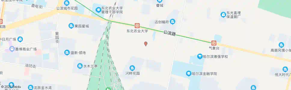 哈尔滨木材东街_公交站地图_哈尔滨公交_妙搜公交查询2025
