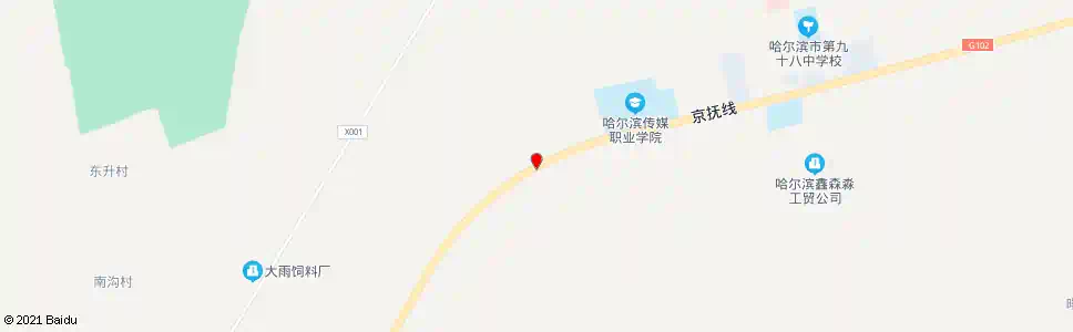 哈尔滨102国道_公交站地图_哈尔滨公交_妙搜公交查询2025