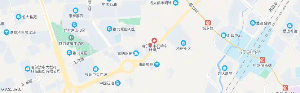 哈尔滨穆斯林小区_公交站地图_哈尔滨公交_妙搜公交查询2025