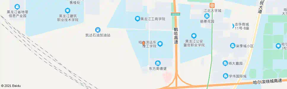 哈尔滨黑龙江农业工程职业学院_公交站地图_哈尔滨公交_妙搜公交查询2025