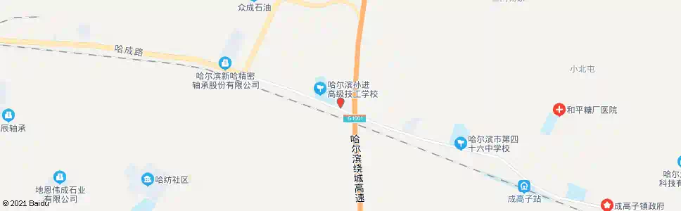 哈尔滨红雷物流_公交站地图_哈尔滨公交_妙搜公交查询2025