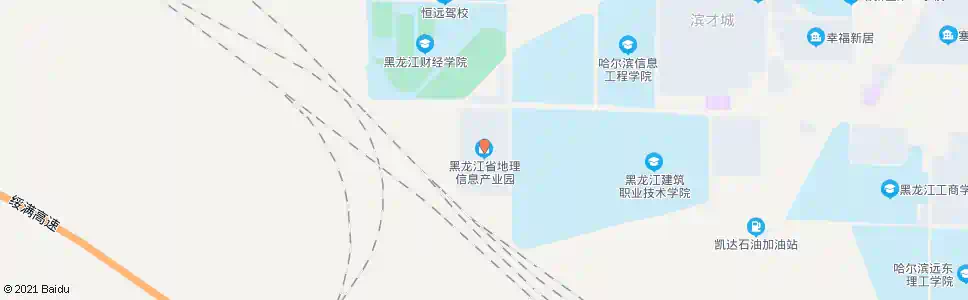哈尔滨地理信息产业园_公交站地图_哈尔滨公交_妙搜公交查询2025
