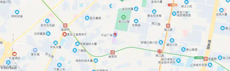 哈尔滨香坊万达广场_公交站地图_哈尔滨公交_妙搜公交查询2025