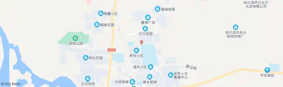 哈尔滨呼兰亿兴小区_公交站地图_哈尔滨公交_妙搜公交查询2025