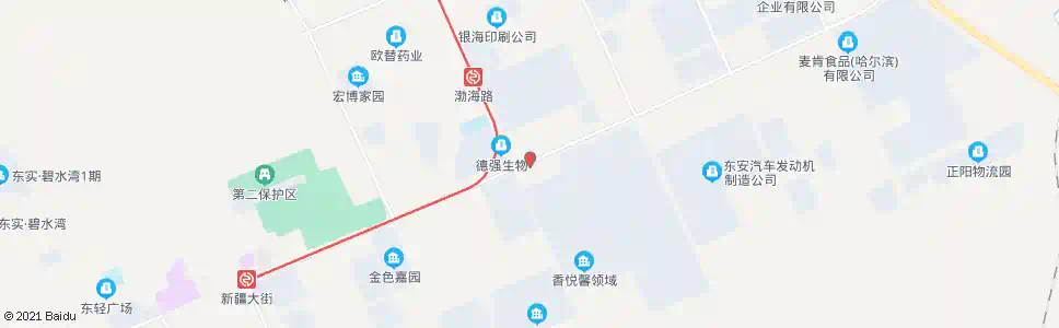 哈尔滨大连路口_公交站地图_哈尔滨公交_妙搜公交查询2025