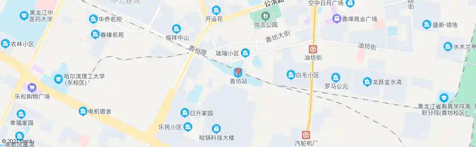哈尔滨西香坊_公交站地图_哈尔滨公交_妙搜公交查询2025