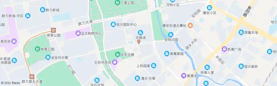 哈尔滨天鹅湾_公交站地图_哈尔滨公交_妙搜公交查询2025