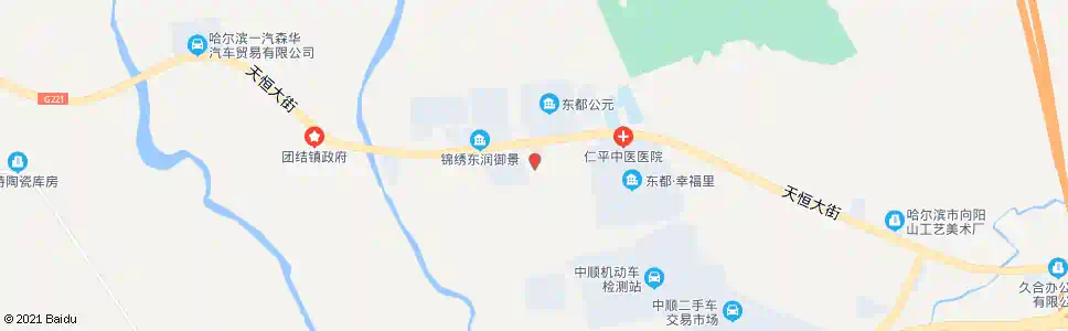 哈尔滨黄家崴子_公交站地图_哈尔滨公交_妙搜公交查询2025