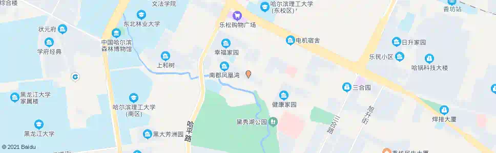 哈尔滨乐园小区_公交站地图_哈尔滨公交_妙搜公交查询2025