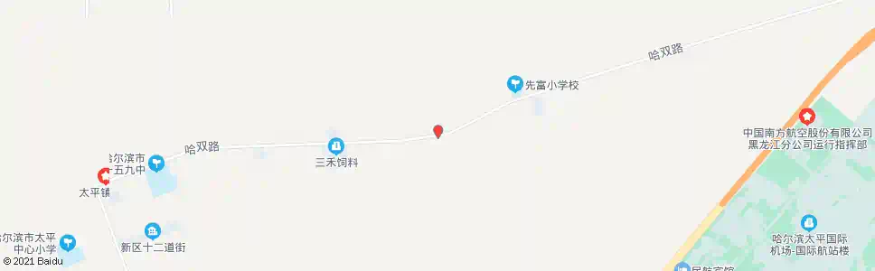 哈尔滨双庙子_公交站地图_哈尔滨公交_妙搜公交查询2025
