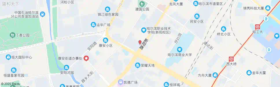 哈尔滨康安路_公交站地图_哈尔滨公交_妙搜公交查询2025