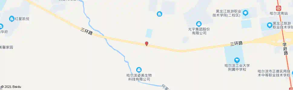 哈尔滨朱山桥头_公交站地图_哈尔滨公交_妙搜公交查询2025