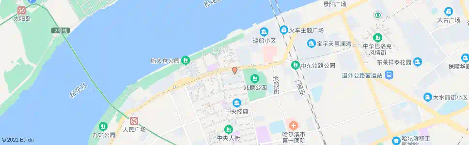 哈尔滨防洪纪念塔(友谊路)_公交站地图_哈尔滨公交_妙搜公交查询2025
