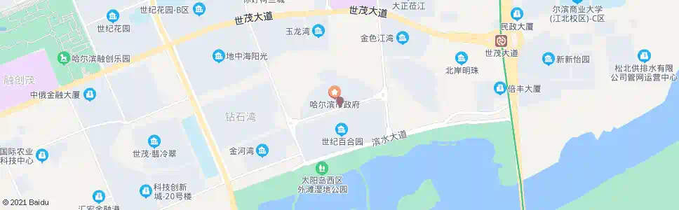 哈尔滨市银行_公交站地图_哈尔滨公交_妙搜公交查询2025