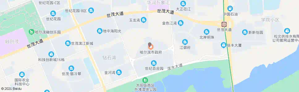 哈尔滨百菜修理部_公交站地图_哈尔滨公交_妙搜公交查询2025