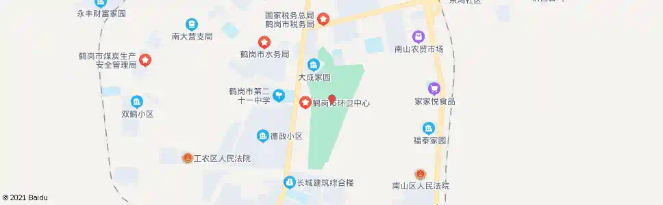 鹤岗五指山公园_公交站地图_鹤岗公交_妙搜公交查询2025