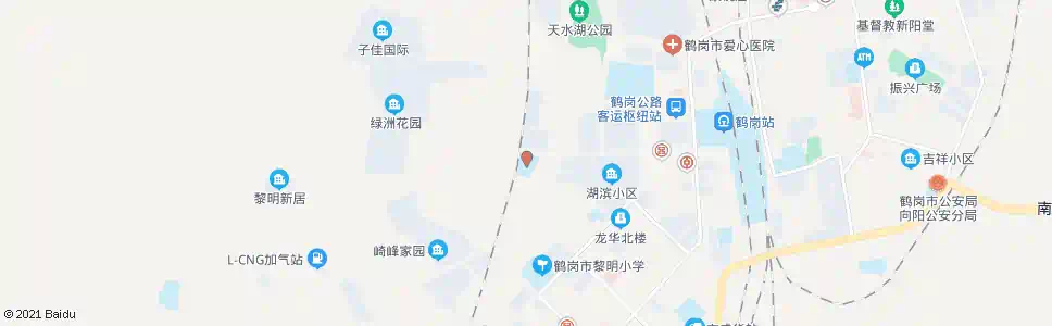 鹤岗十五中_公交站地图_鹤岗公交_妙搜公交查询2025