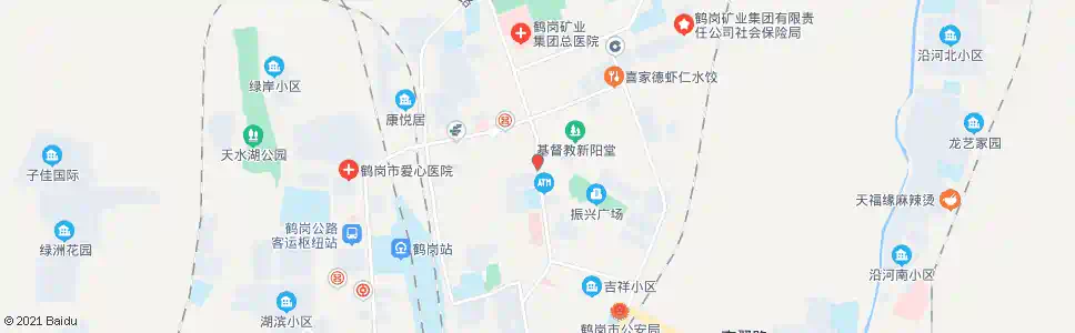 鹤岗北疆商场_公交站地图_鹤岗公交_妙搜公交查询2025
