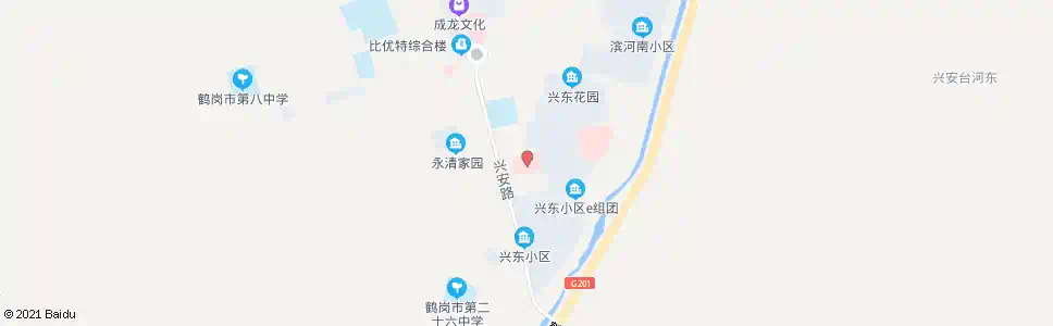 鹤岗二院_公交站地图_鹤岗公交_妙搜公交查询2025