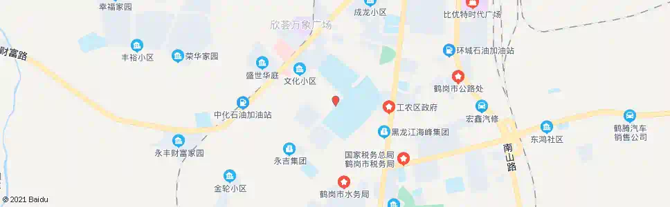 鹤岗公交九公司(一中)_公交站地图_鹤岗公交_妙搜公交查询2025