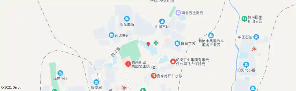 鹤岗三中新门_公交站地图_鹤岗公交_妙搜公交查询2025
