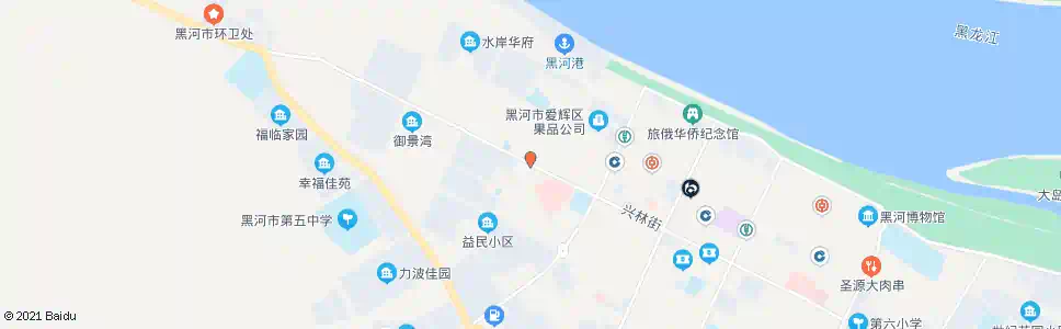 黑河西兴派出所_公交站地图_黑河公交_妙搜公交查询2025