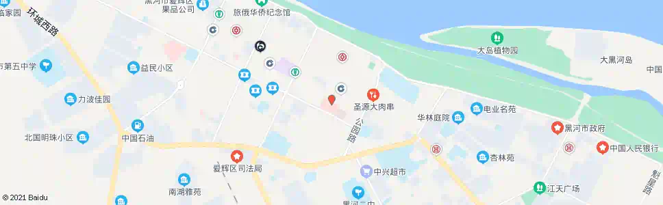 黑河第一医院_公交站地图_黑河公交_妙搜公交查询2025