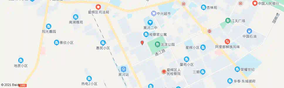 黑河龙滨嘉苑_公交站地图_黑河公交_妙搜公交查询2025