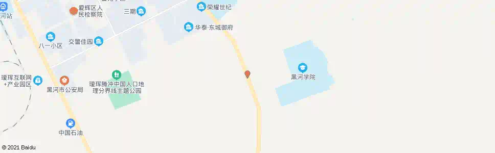 黑河黑河学院_公交站地图_黑河公交_妙搜公交查询2025