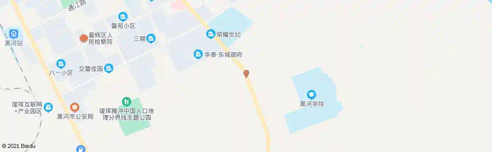 黑河仁和储运库_公交站地图_黑河公交_妙搜公交查询2025