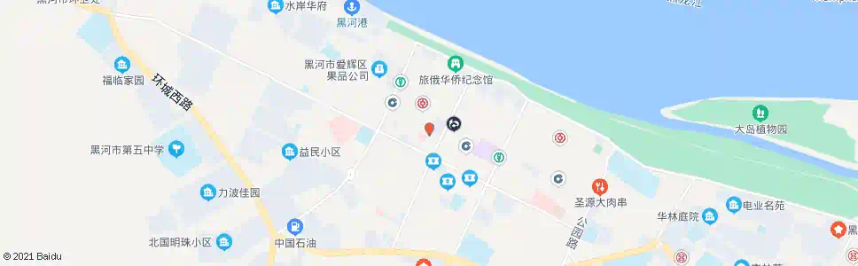 黑河妇幼保健院_公交站地图_黑河公交_妙搜公交查询2025