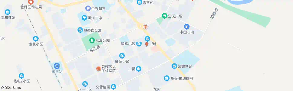 黑河物价小区_公交站地图_黑河公交_妙搜公交查询2025