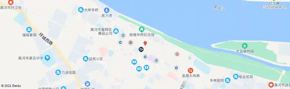 黑河黑天鹅_公交站地图_黑河公交_妙搜公交查询2025