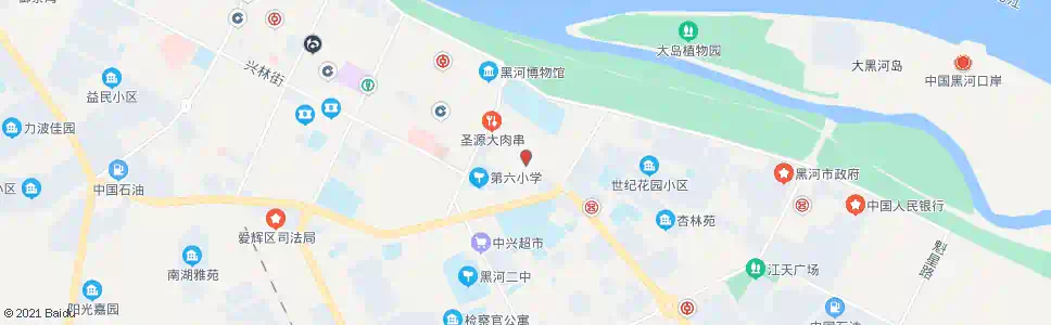 黑河阿穆尔西餐_公交站地图_黑河公交_妙搜公交查询2025