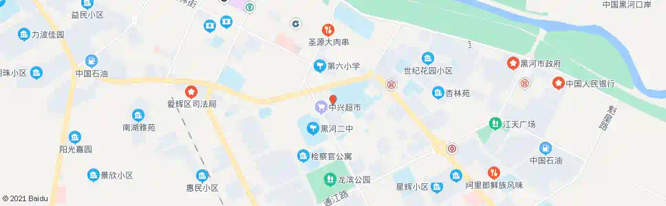 黑河网通_公交站地图_黑河公交_妙搜公交查询2025