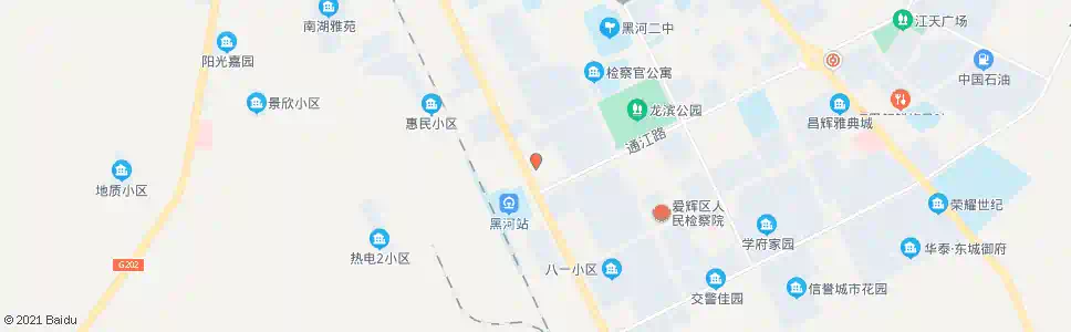 黑河老客运站_公交站地图_黑河公交_妙搜公交查询2025