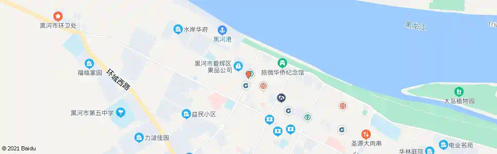 黑河农业银行_公交站地图_黑河公交_妙搜公交查询2025
